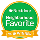 NextDoor Neighborhood Favorite 2019 Winner Badge